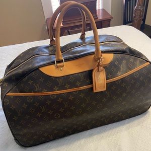AUTHENTIC LOUIS VUITTON ROLLING DUFFEL Monogram Eole 50 Convertible Duffle
